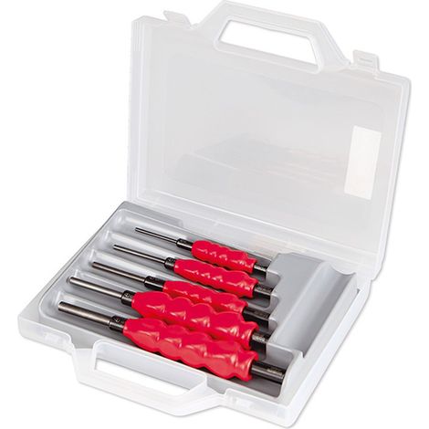 Coffre de bot. cylindrique avec shockgrip CrV 5pcs DOGHER 7447-001
