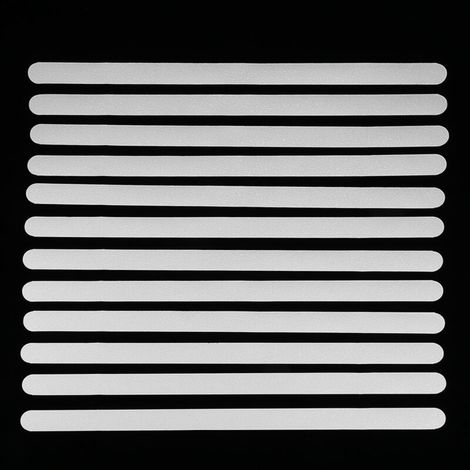 12 Bandes Antidérapantes pour Sols et Marches d'Escalier - Adhésif de Sécurité Intérieure (1/5)