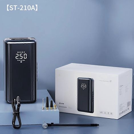 Tragbarer Reifenfüller mit Kompressor, 150 PSI, 4500 mAh, Luftpumpe für Autoreifen mit LED-Leuchte