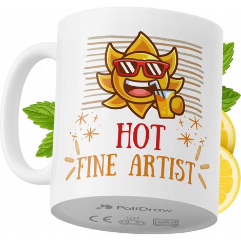 Mug humoristique pour artiste, avec un texte amusant et un design graphique original. Idéal pour les anniversaires, les fêtes et les occasions spéciales. Mug premium pour la maison, le bureau et le tr