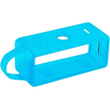 Tragbare, staubdichte Silikon-Schutzhülle für blaues Design