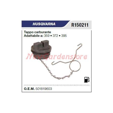 Tapón combustible motosierra HUSQVARNA 359 372 395 R150211