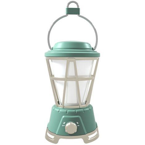 lampe de tente de camping extérieureLampe de camping rétroLampe portative, à piles, verte (1/5)