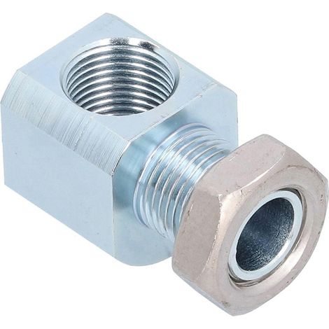 Rallonge de sonde lambda à 90° M18x1,5, adaptateur d'entretoise d'extension en fer, montage universel pour voiture (1/4)