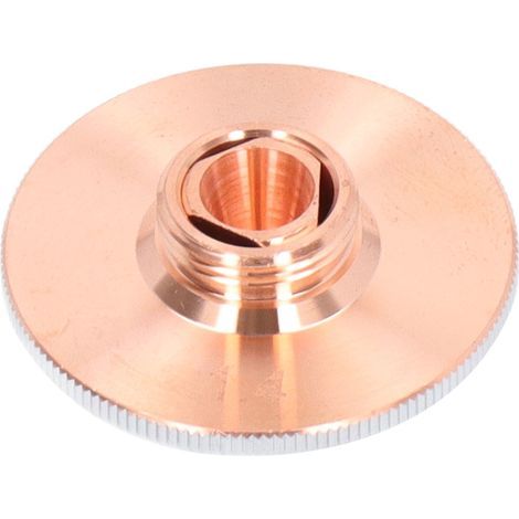 Machine de découpe de buse Laser, coupe-tête, double Fiber optique, cuivre chromé, ouverture 1.4mm/0,055 pouces (1/5)