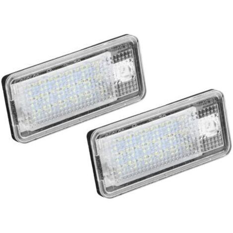 Kit d'ampoule de plaque de voiture avec numéro Led Hop-Lpl0114, 2 pièces, pour Audi A3 S3 A4 S4 B6 B7 A6 C6 S6