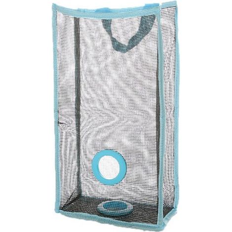 Sac de rangement suspendu Sac de stockage réutilisable suspendu en filet, sac de légumes pour les meuble boite Bleu Petit (1/3)