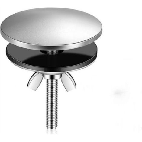 5 cm (nickel brossé)Bouchon de trou d'évier de  de diamètre, bouchon de trou de robinet en acier inoxydable, bouchon de trou de robinet, bouchon de remplacement universel pour évier de cuisine et de