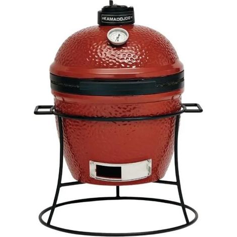 KamadoJoe Holzkohlegrill Joe Jr. , tragbar, mit gusseisernem Ständer, KJ13RH