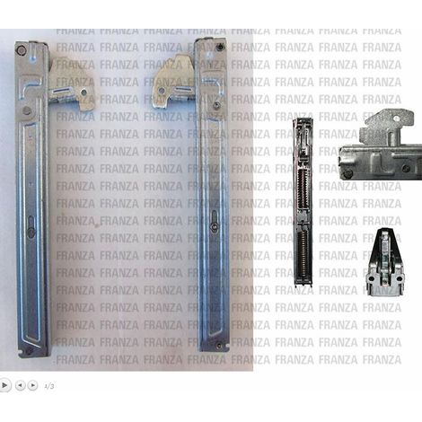 KIT 2PZ CERNIERA PORTA MOLLA FORNO SPORTELLO FORNO ARISTON ELECTROLUX REX
