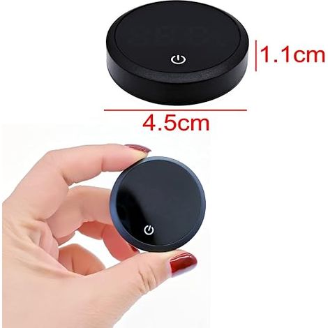 Digital Thermometer Small Thermometer Sticker Fish Tank Water Temperature Gauge for Terrarium Aquarium Accessories (1/4)