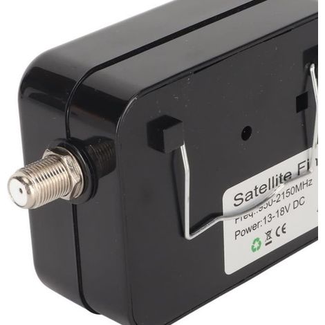 Vvikizy Trouveur de Satellite Numérique C Ku Détecteur de Niveau DB avec LNB vers Connecteur REC (1/4)