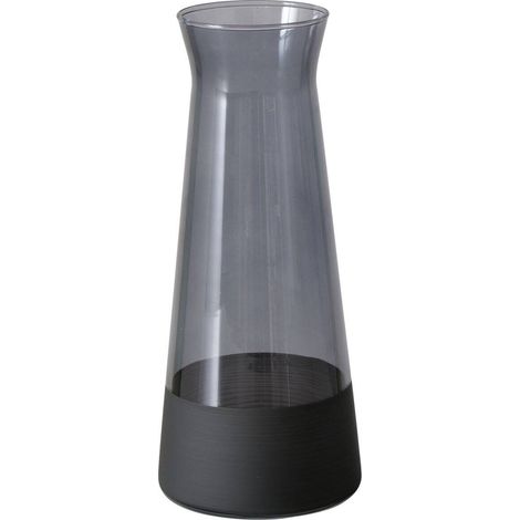 Wasserkaraffe WOLUNA, schwarzes Glas, 1,1 l
