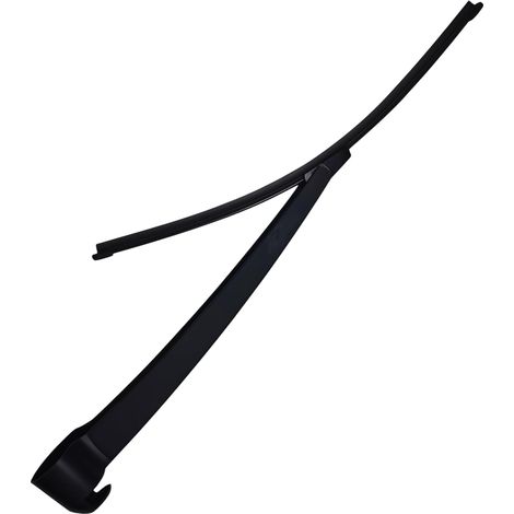 Balai Essuie-glace Arrière Complet - 1 Kit - Plastique Renforcé - Bras et Lame Imperméable - VW T5 Caddy Transporter 2003-2019 - Noir (1/5)