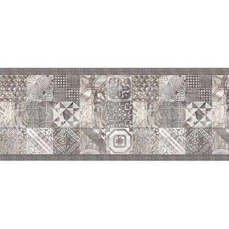Tappeto Passatoia Cucina Antiscivolo Con Stampa Digitale Dis. Atelier Grigio 485, misura50x50coloreGrigio