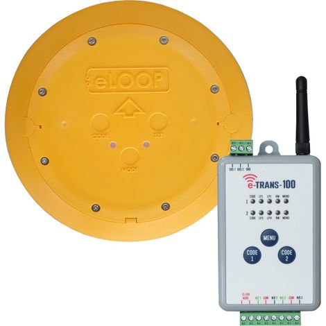 E Loop Kit Mode Presence Et100. Detecteur De Présence Sans Fil E-Loop A Poser FAAC
