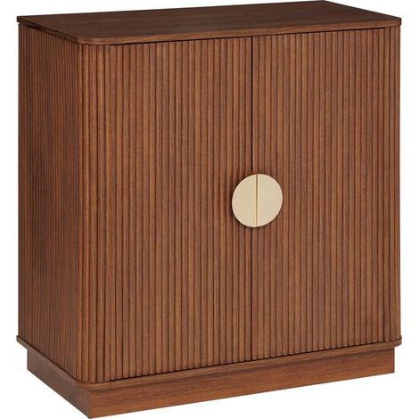 Buffet 2 Portes "Wany" 85cm Marron (1/5)
