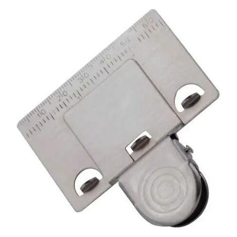 Support de mètre ruban en métal avec pince, outil de mesure précis et clair, accessoires de positionnement pour le travail du bois, outil de positionnement et de mesure pour le travail du bois (1 pièc (1/5)