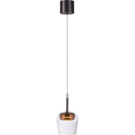 Lampada a sospensione rame vetro dimmer CCT LED 9W Neuhaus (1/5)
