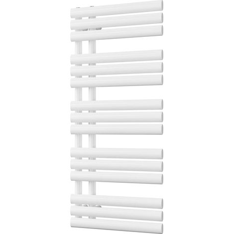 Percival - White Towel Radiator - H1120mm x W500mm (1/3)