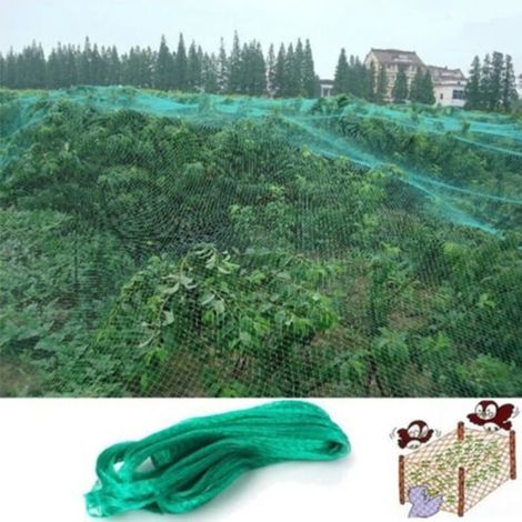 Garden Net, 4M x 10M Bird Netting, Protective Garden Net (Green)