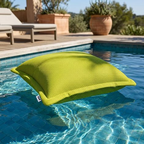 Soo Santaï Cuscino Cuscino galleggiante 65x65x25cm, resistente ai raggi UV, verde (CF6565-2)