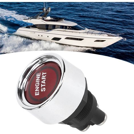 Interrupteur LED Démarrage Moteur pour Camping-Cars et Voitures de Course, Bouton Start/Stop Rouge (1/5)