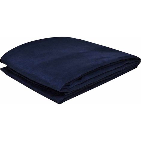 Maison Exclusive - Fodera per divano in micro-camoscio blu marino 210 x 280 cm (1/2)