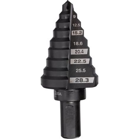 Broca escalonada MILWAUKEE M6 - M32 - 13 pasos - Ø 10 mm - 48899332 (1/2)