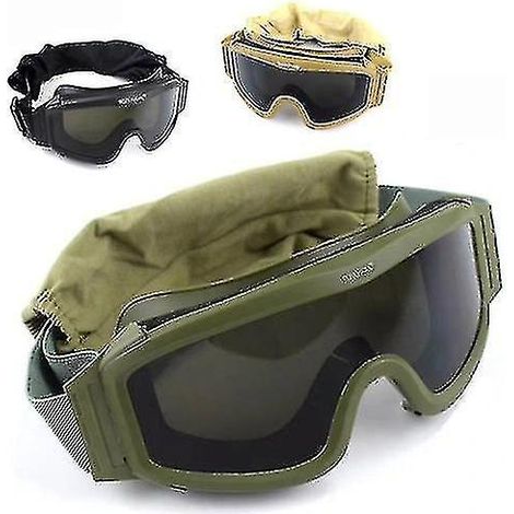 3-in-1-Taktikbrille für militärische Schießübungen (1/3)