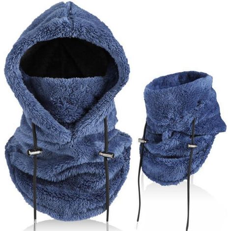 Thermo Sturmhaube mit Nackenwärmer für Damen und Herren, winddicht & warm (1/5)