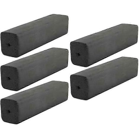 Charbon de bambou écologique pour feu de camp compatible avec 5 pièces pour une utilisation en extérieur.