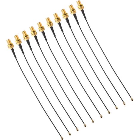 Câble adaptateur RF à 10 fils (IPEX vers SMAK U.FL), câble d'alimentation d'antenne de 15 cm et cordon de raccordement pour le module de reconnaissance faciale. (1/5)