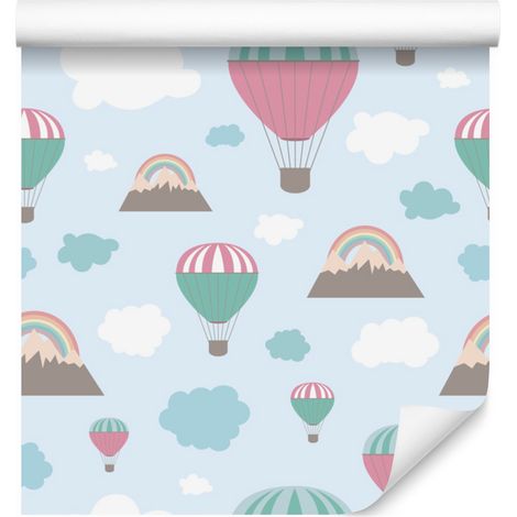 Papel pintado de globos para salón y dormitorio, 50x1000 cm. (1/5)