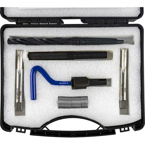 Kit riparazione filetti JBM m18x2.5 acciaio inox 24x29 cm