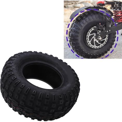 Pneu 14 pouces sans chambre pour trottinette électrique, 14x5.0‑6.5, antidérapant tout-terrain (1/5)