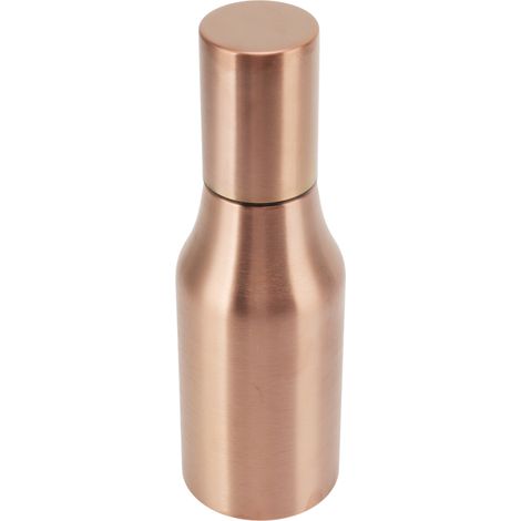 Flacon distributeur d'huile en acier inoxydable, design anti-gouttes, couvercle anti-poussière, facile à nettoyer, matériau PP, bec verseur d'huile pour la cuisine, 500 ml, or rose (1/5)