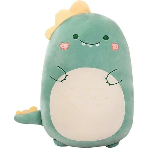 Dinosaurier-Kuschelkissen – 45 cm, niedliches Plüschtier, weiches und lustiges Schlafkissen für Kinder (1/5)