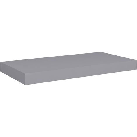 vidaXL Scaffale a Parete Grigio 50x23x3,8 cm in MDF