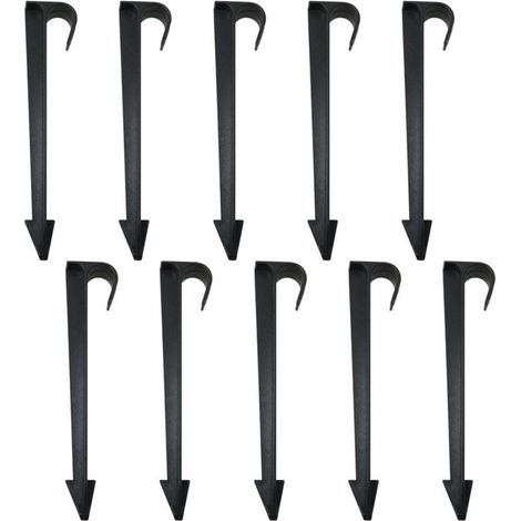 50 supports de tuyau d'arrosage 16/20 mm pour tuyaux PE 1/2 et 3/4, support pour tuyau d'arrosage goutte à goutte en terre cuite
