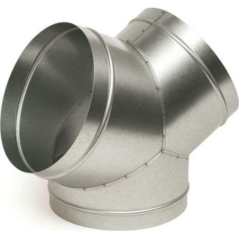 Y Stück 400 mm Metall Lüftungsverbinder Rohrverbinder Lüftungssystem (1/5)