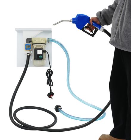 AC 220V 370W DEF Transfer Pump Kit Chemical Electric Diaphragm Pump with Flowmeter for DEF/Urea Liquid, Diesel Exhaust Fluid Transfer Pump with Urea Gun and LCD Display (1/5)