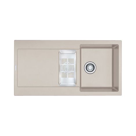 Évier MARIS FRAGANIT MRG 651 - Café crème (Sous-meuble 60 cm) 970 x 500 mm - réversible - Franke
