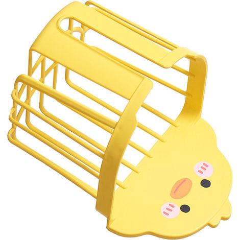 Niedlicher, wandmontierter Toilettenpapierhalter mit Saugnapf, spurenfrei, PP, 1 (1/5)