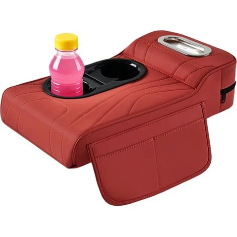 Cuscino bracciolo auto, accessori auto e organizzazione interni, cuscino bracciolo rialzato con vano portaoggetti, per SUV, camper, camion, berlina, veicolo (1/5)