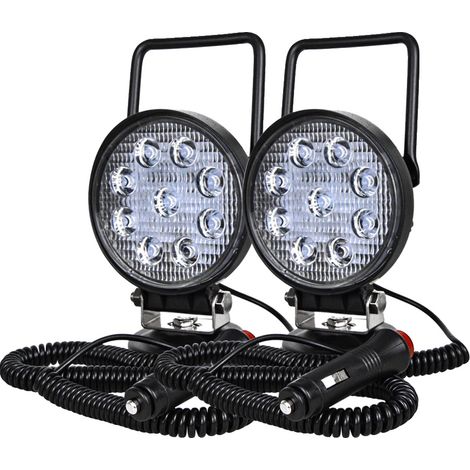 Lampe de travail, faisceau combiné, sortie de haute luminosité, 2 x 27W Projecteur (1/2)