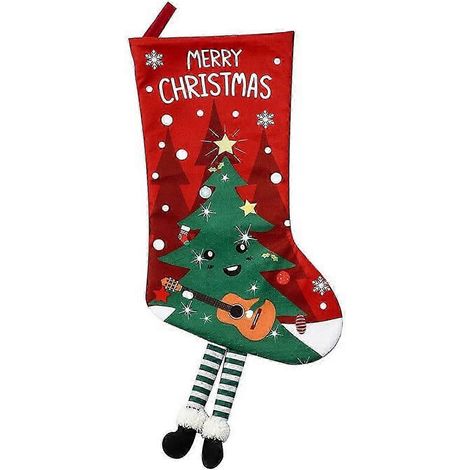 Décorations de Noël Cadeaux de Noël Décorations de Noël Chaussettes de Noël neuves Chaussettes cadeaux Pendentif sapin de Noël Décoration Sac cadeau Maison de Noël