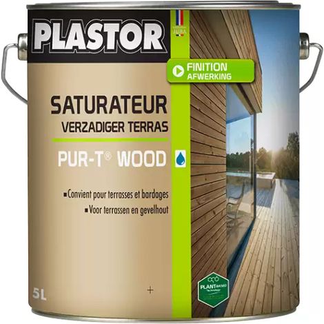Saturateur Pur-T Wood Bois – Protège et nourrit le bois Conditionnement: 5L - Couleur: INCOLORE (1/2)