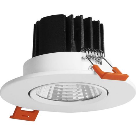 Downlight Ip23 Base Ø95Mm Led 6.1W 3000K Blanco 518Lm