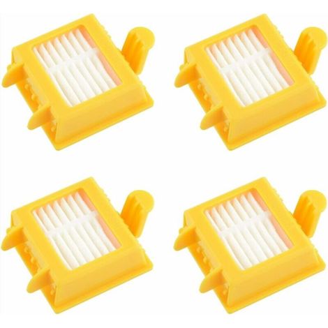 Kit 4 filters compatible with Roomba 700. Replacement parts set for series 7 filter. Replacement with four filters 720, 730, 750, 760, 765, 770, 772, 776, 780, 785, 790 Adélala (1/5)